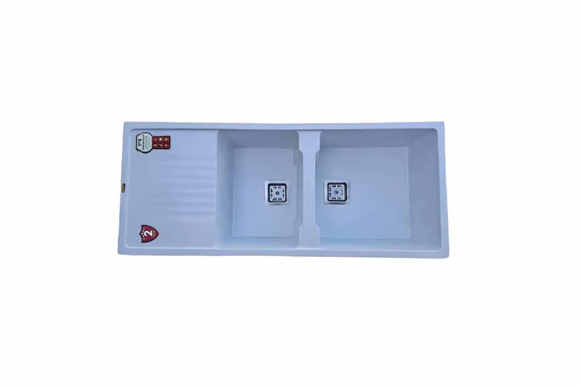 سینک ظرفشویی گرانیتی مدل H1000 - نمای زاویه دار