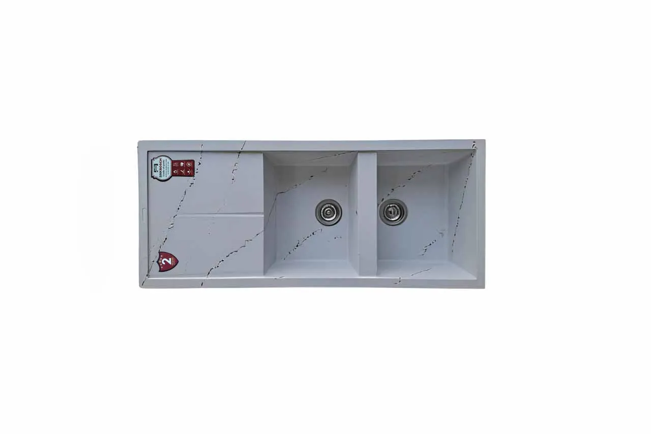 سینک گرانیتی دو لگنه مدل H1002